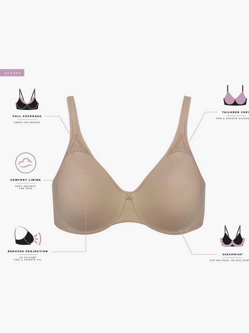 Minimizer Underwire Bra - Picture 6 of 6